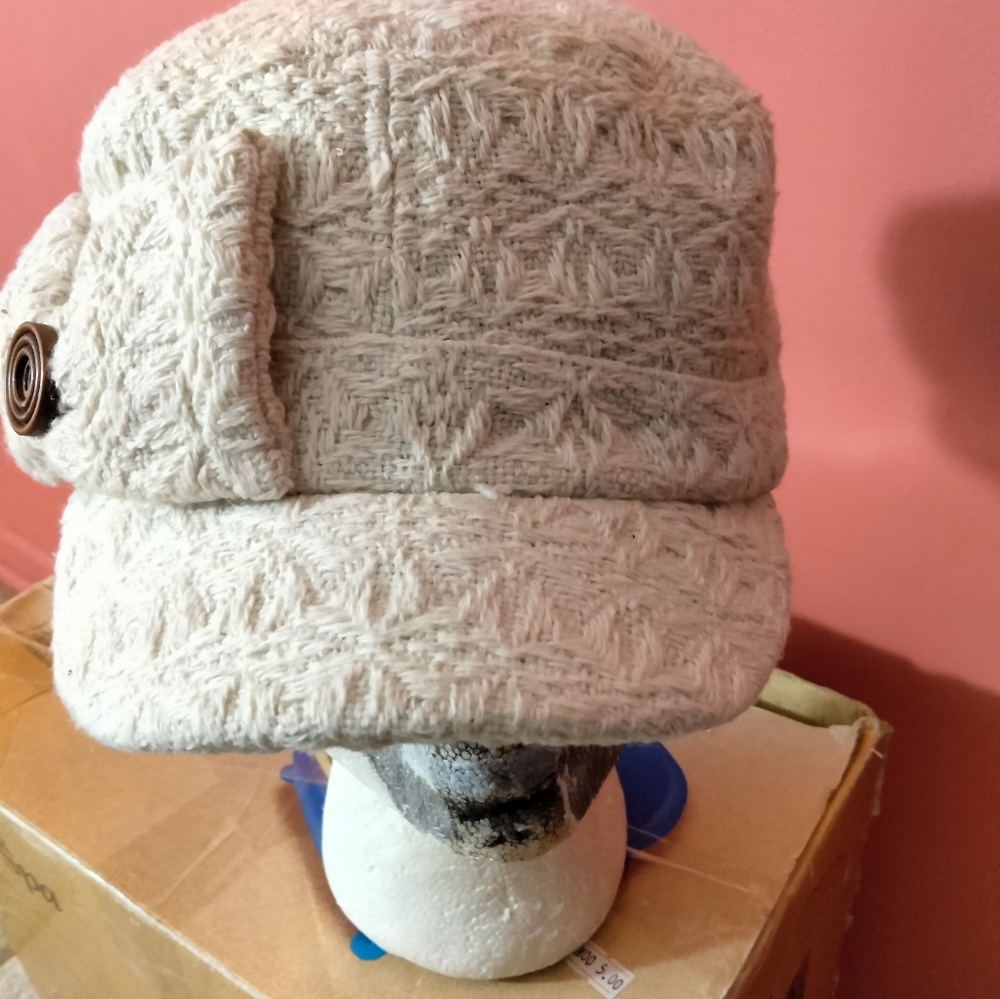 Designer Sun N Sand straw Hat w bead sequin band 1 size $34+free scarf or Hat. - Picture 12 of 16